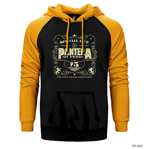 Pantera Cover Çift Renk Reglan Kol Sweatshirt / Hoodie