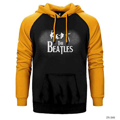 The Beatles Çift Renk Reglan Kol Sweatshirt / Hoodie