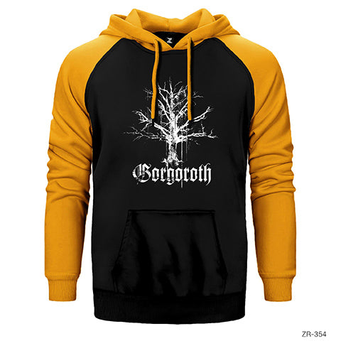 Gorgoroth Çift Renk Reglan Kol Sweatshirt / Hoodie
