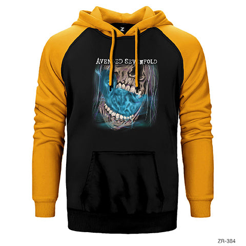 Avenged Sevenfold Cover Çift Renk Reglan Kol Sweatshirt / Hoodie