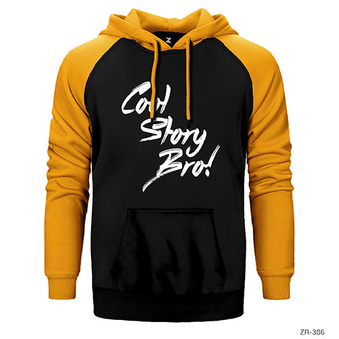 Cool Story Bro Çift Renk Reglan Kol Sweatshirt / Hoodie
