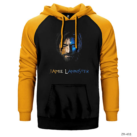 Game Of Thrones Jamie Lannister Çift Renk Reglan Kol Sweatshirt / Hoodie