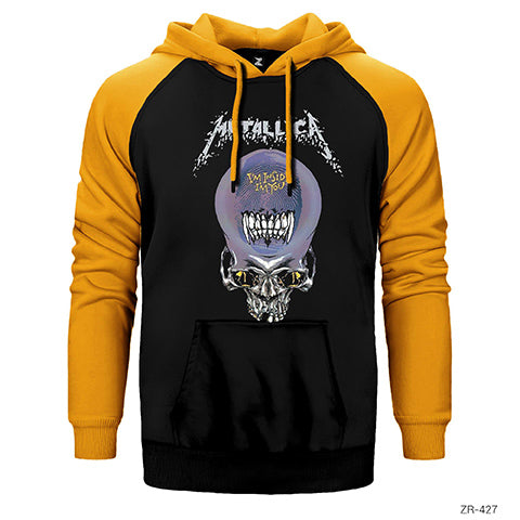 Metallica Im Inside Im You Çift Renk Reglan Kol Sweatshirt / Hoodie