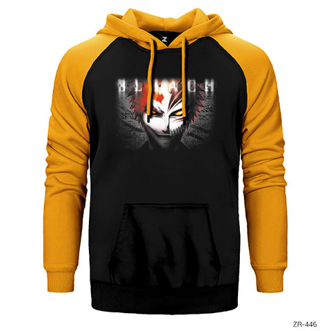Bleach Çift Renk Reglan Kol Sweatshirt / Hoodie