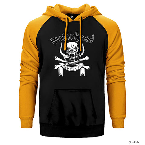 MotörHead Çift Renk Reglan Kol Sweatshirt / Hoodie
