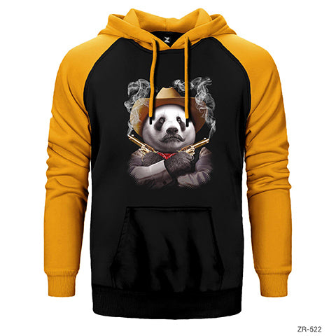 Panda Crıossgunner Çift Renk Reglan Kol Sweatshirt / Hoodie