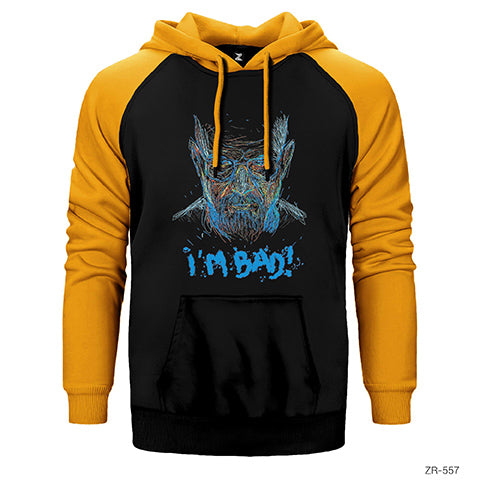 Breaking Bad I am Bad Çift Renk Reglan Kol Sweatshirt / Hoodie