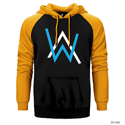 Alan Walker Çift Renk Reglan Kol Sweatshirt / Hoodie