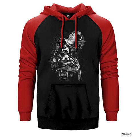 Star Wars Lord Vader Çift Renk Reglan Kol Sweatshirt / Hoodie