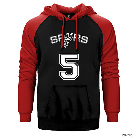 San Antonio Spurs 5 Çift Renk Reglan Kol Sweatshirt / Hoodie