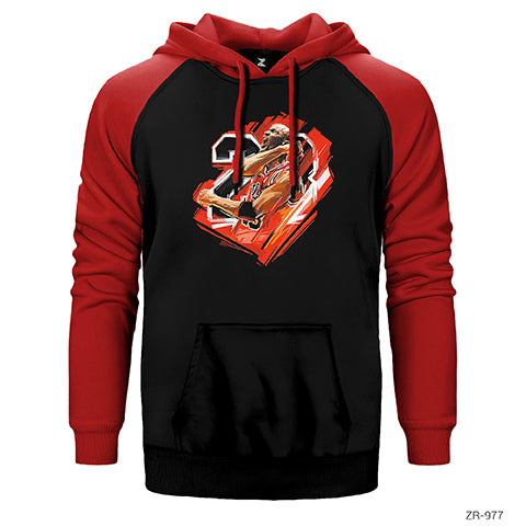 Jordan 23 Brush Çift Renk Reglan Kol Sweatshirt / Hoodie