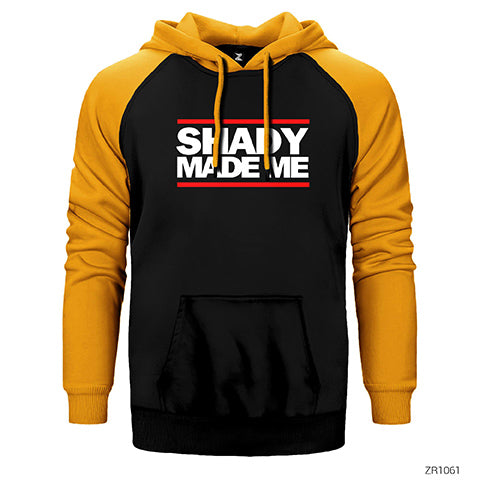 Eminem Shady Made Me Çift Renk Reglan Kol Sweatshirt / Hoodie
