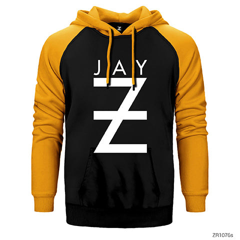 Jay Z Çift Renk Reglan Kol Sweatshirt / Hoodie
