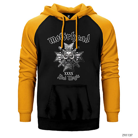 Motörhead Bad Magic Çift Renk Reglan Kol Sweatshirt / Hoodie