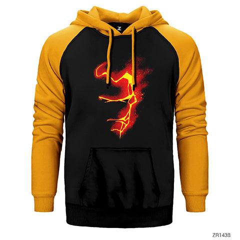 Avengers Infinity War Iron Mad Red Çift Renk Reglan Kol Sweatshirt / Hoodie