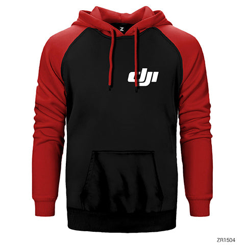 DJI Mini Çift Renk Reglan Kol Sweatshirt / Hoodie