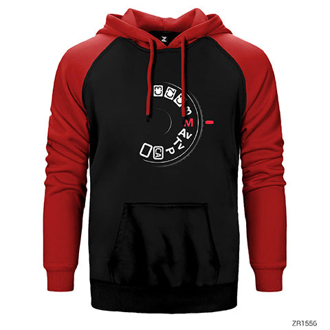 Photographer Manual Çift Renk Reglan Kol Sweatshirt / Hoodie