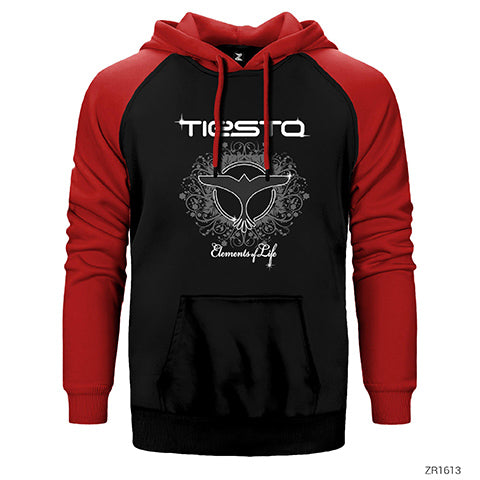 Tiesto Çift Renk Reglan Kol Sweatshirt / Hoodie