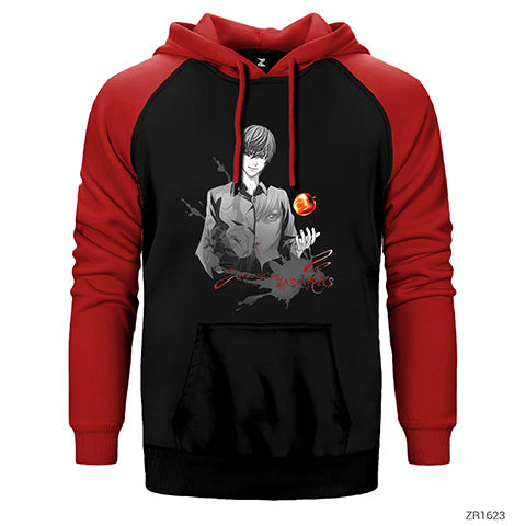 Death Note Bad Apple Çift Renk Reglan Kol Sweatshirt / Hoodie
