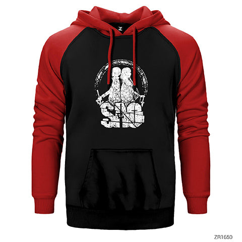 Sword Art Online Classic Çift Renk Reglan Kol Sweatshirt / Hoodie