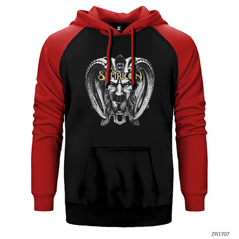 Satyricon Çift Renk Reglan Kol Sweatshirt / Hoodie