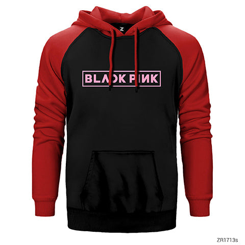 Blackpink Çift Renk Reglan Kol Sweatshirt / Hoodie