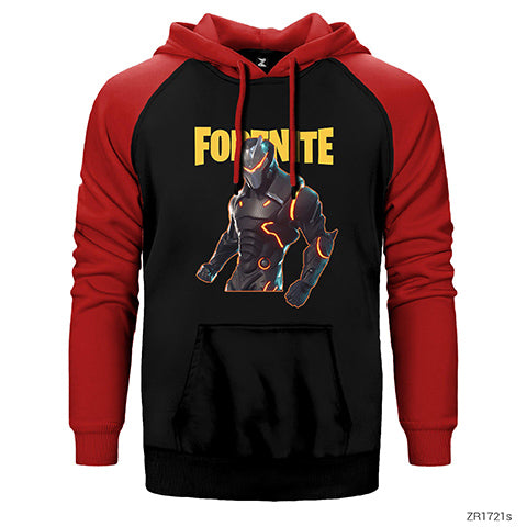 Fortnite Omega Skin Çift Renk Reglan Kol Sweatshirt / Hoodie