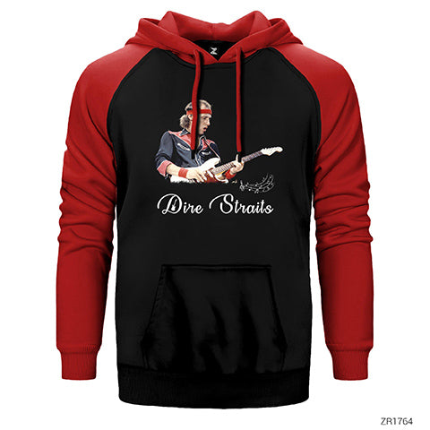 Dire Straits Solo Çift Renk Reglan Kol Sweatshirt / Hoodie