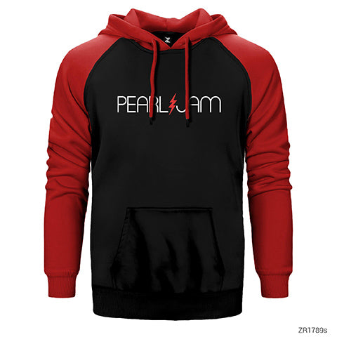 Pearl Jam Lighting Çift Renk Reglan Kol Sweatshirt / Hoodie