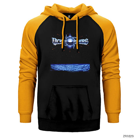 Vicious Rumors 1990 Çift Renk Reglan Kol Sweatshirt / Hoodie