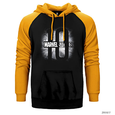 Marvel Studios 10 Çift Renk Reglan Kol Sweatshirt / Hoodie