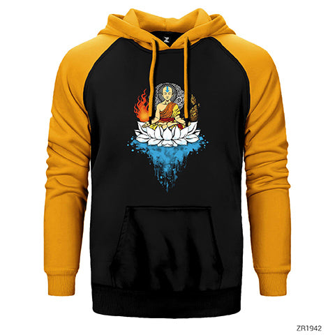 Avatar Enlightenment Çift Renk Reglan Kol Sweatshirt / Hoodie
