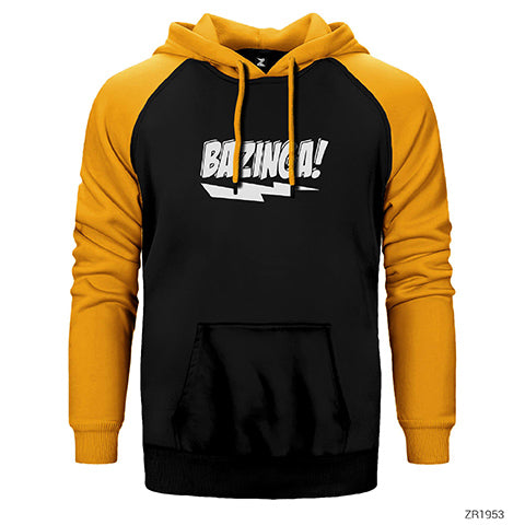Bazinga Lighting Çift Renk Reglan Kol Sweatshirt / Hoodie