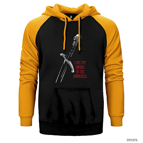Game of Thrones Sword in the Darkness Çift Renk Reglan Kol Sweatshirt / Hoodie