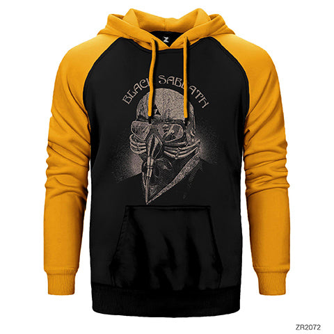 Black Sabbath Classic Çift Renk Reglan Kol Sweatshirt / Hoodie
