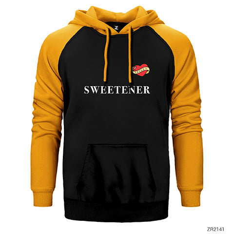 Ariana Grande Heart Çift Renk Reglan Kol Sweatshirt / Hoodie
