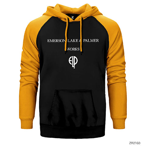 Emerson, Lake Palmer Works Çift Renk Reglan Kol Sweatshirt / Hoodie