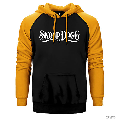 Snoop Dogg Logo Çift Renk Reglan Kol Sweatshirt / Hoodie