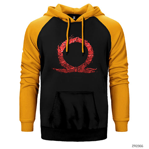 God Of War Bloody Çift Renk Reglan Kol Sweatshirt / Hoodie