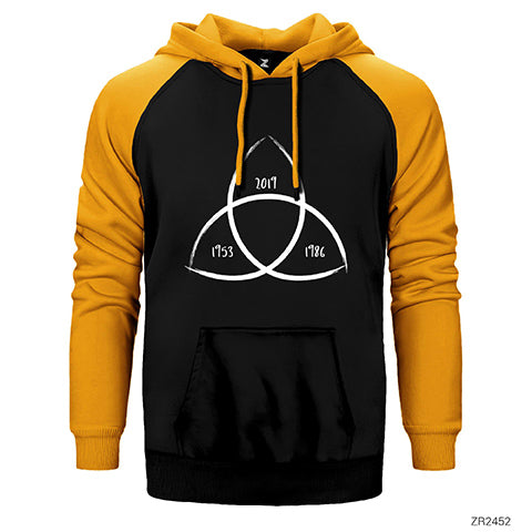 Dark Years Çift Renk Reglan Kol Sweatshirt / Hoodie