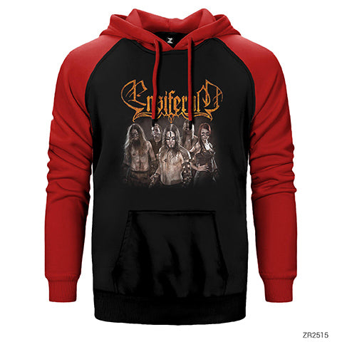 Ensiferum Mithology Çift Renk Reglan Kol Sweatshirt / Hoodie