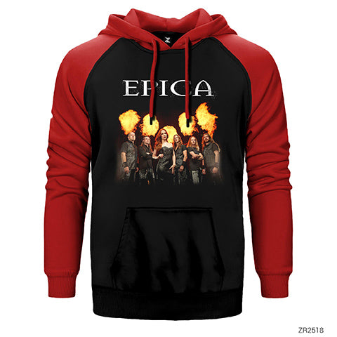 Epica Fire Group Çift Renk Reglan Kol Sweatshirt / Hoodie