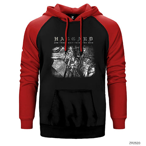 Haggard And Thou Shalt Çift Renk Reglan Kol Sweatshirt / Hoodie