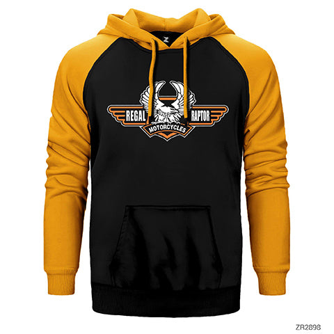 Regal Raptor Çift Renk Reglan Kol Sweatshirt / Hoodie