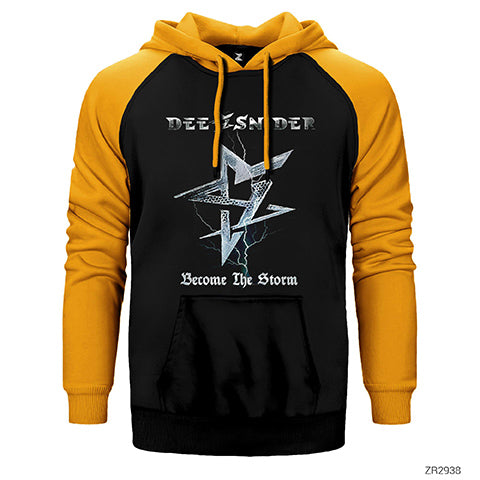 Dee Snider Çift Renk Reglan Kol Sweatshirt / Hoodie