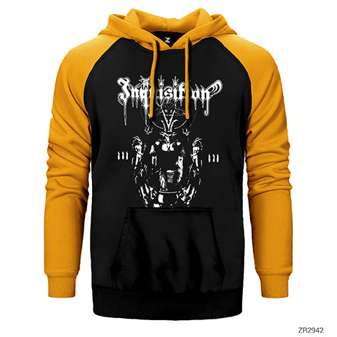 Inquisition Çift Renk Reglan Kol Sweatshirt / Hoodie