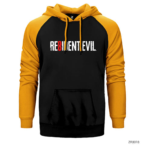 Resident Evil 8 Çift Renk Reglan Kol Sweatshirt / Hoodie