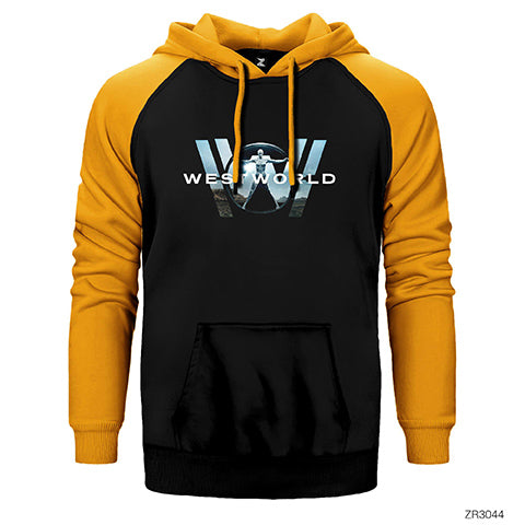 WestWorld Çift Renk Reglan Kol Sweatshirt / Hoodie