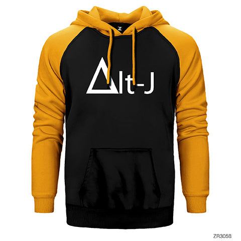 Alt-J Çift Renk Reglan Kol Sweatshirt / Hoodie