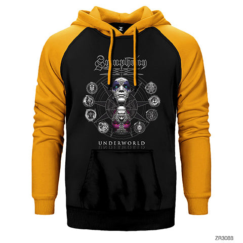 Symphony X Underworld Çift Renk Reglan Kol Sweatshirt / Hoodie